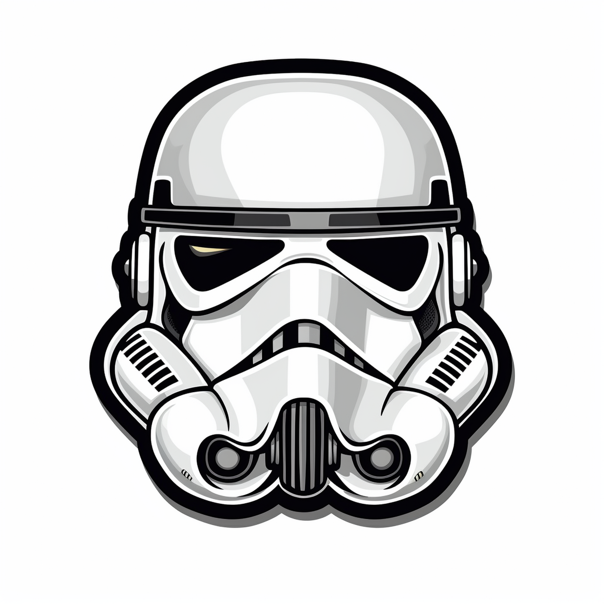 Storm Trooper Sticker - 2x2