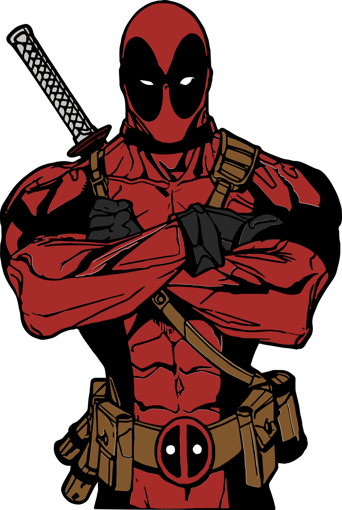 Deadpool Sticker - 2x2