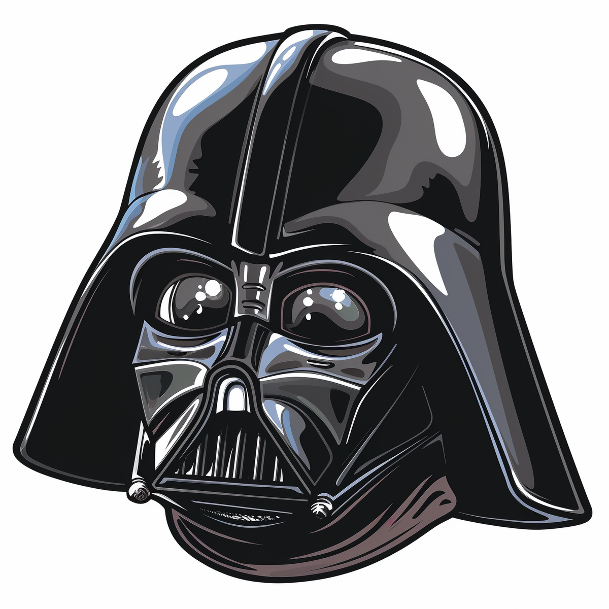 Darth Vader Sticker - 2x2
