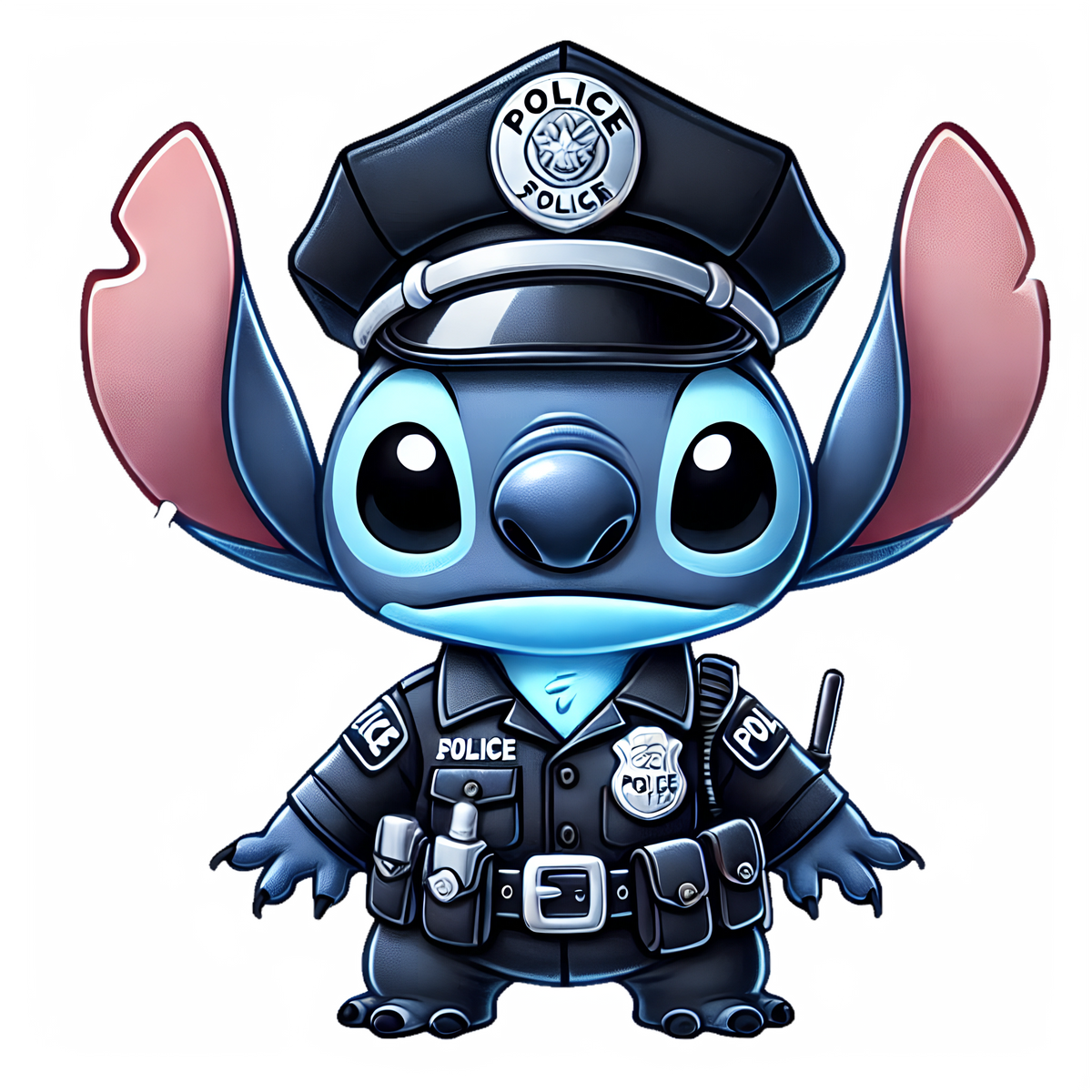 Policeman Stitch Sticker - 2x2