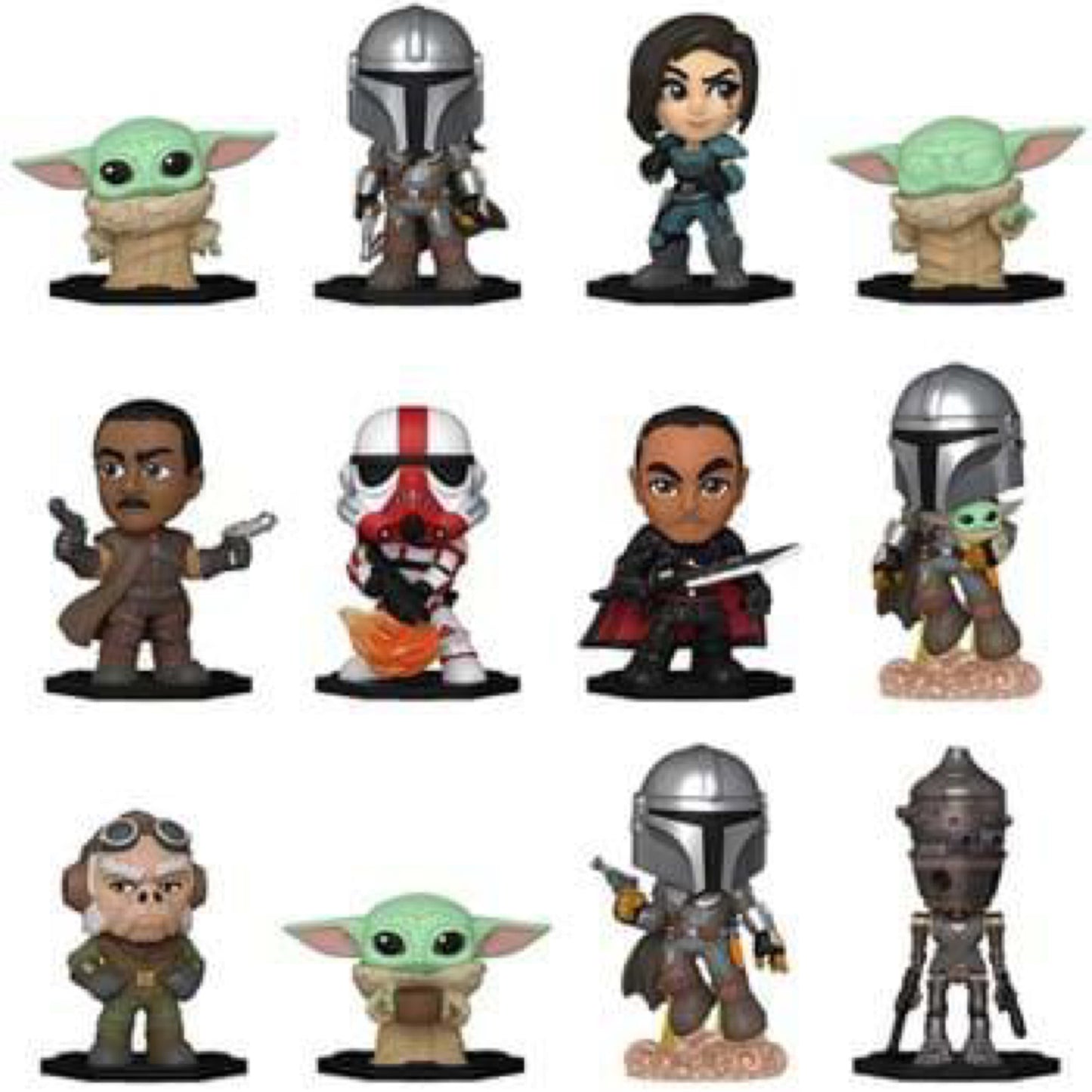 Funko Mystery Minis: The Mandalorian Lot of 3