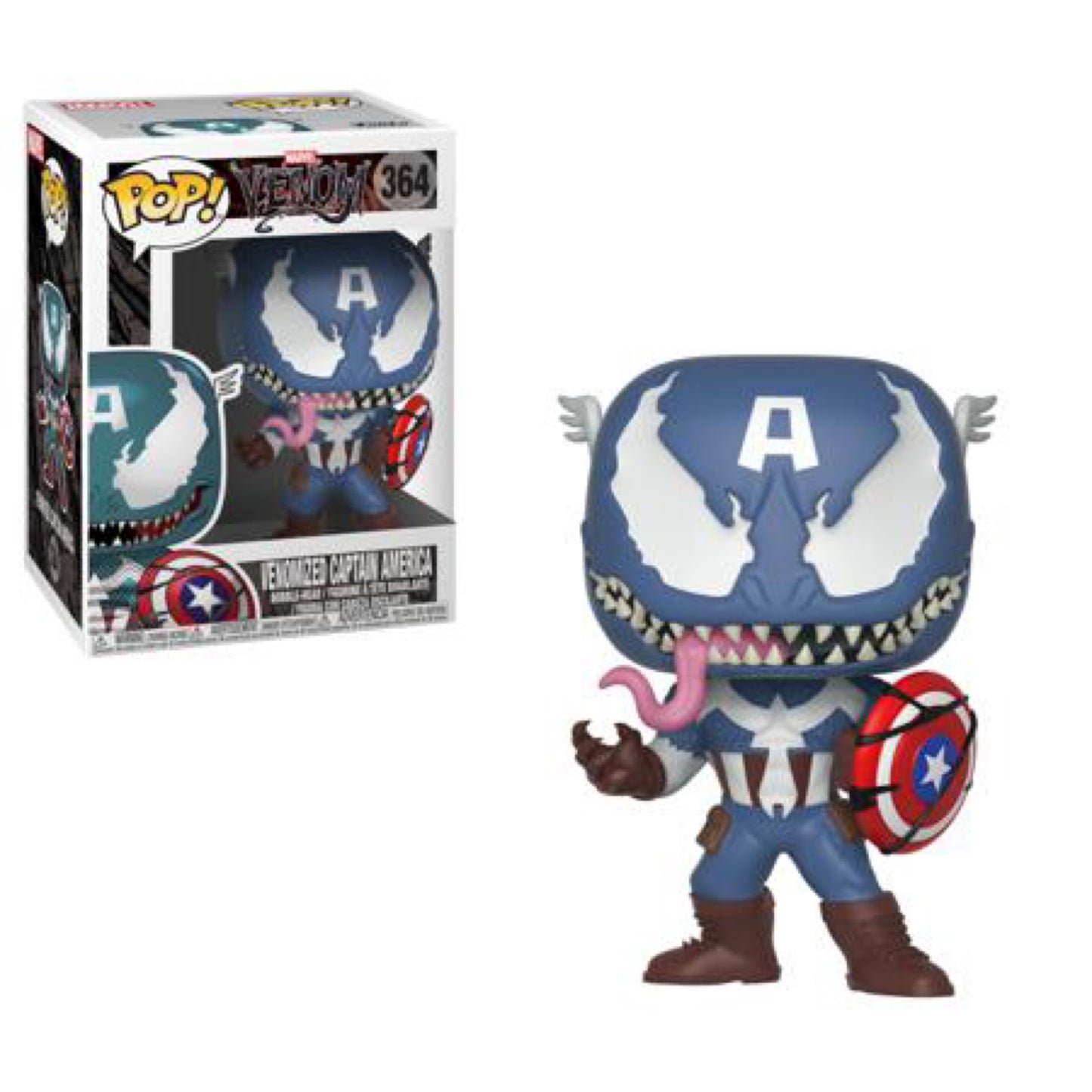 Funko POP Marvel: Marvel Venom Captain America