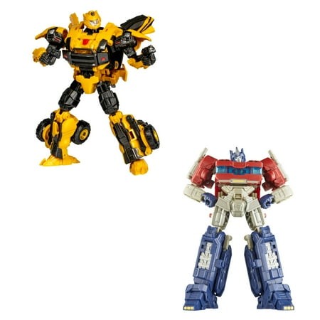 Transformers Studio Series Deluxe Class: Reactivate 10 Gamer Edition Bumblebee and One 112 Optimus Prime 2-pack  4.5  Action Figures  8+