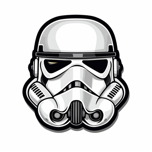 Storm Trooper Sticker - 2x2