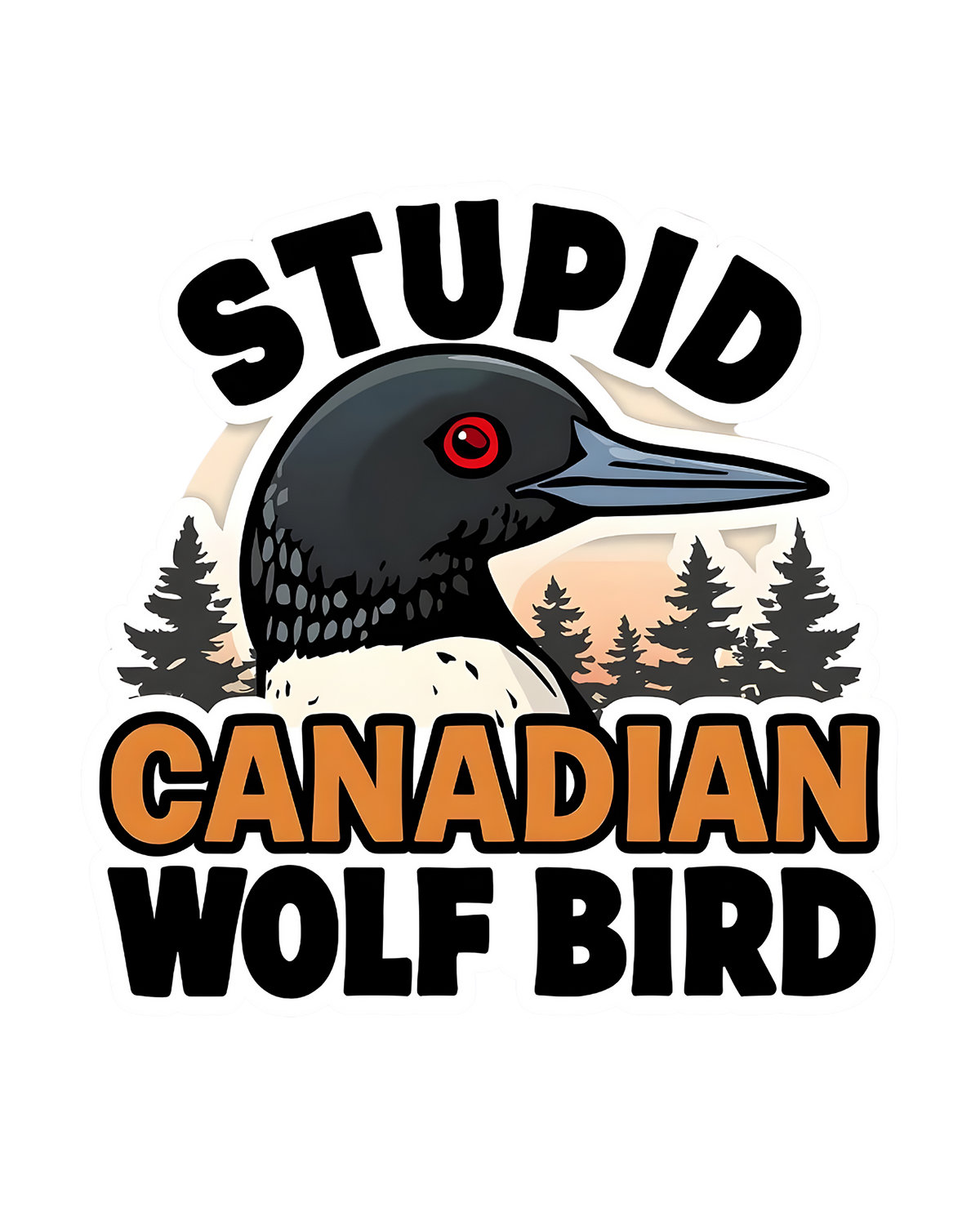 Stupid Canadian Wolfbird - 2x2