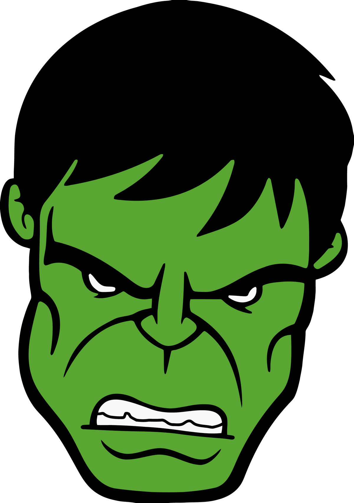 Hulk Sticker - 2x2