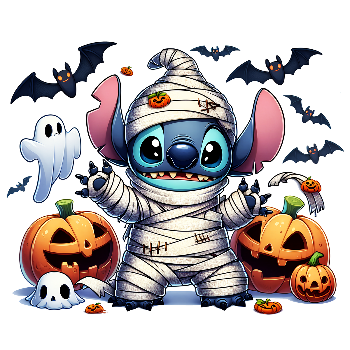 Halloween Stitch Sticker - 2x2