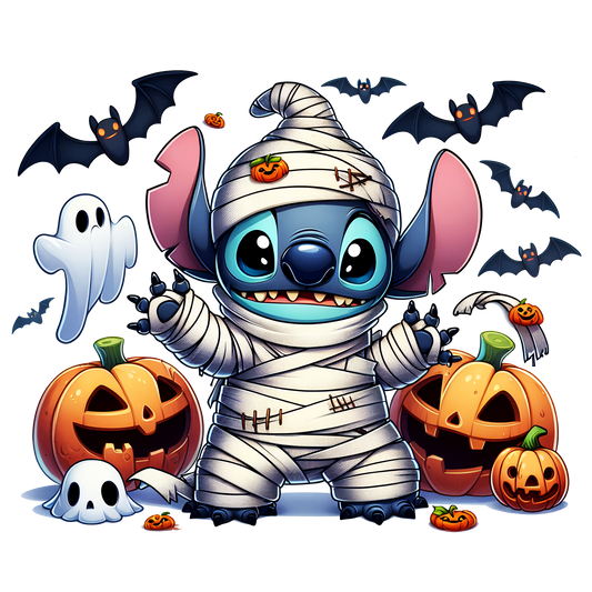 Halloween Stitch Sticker - 2x2