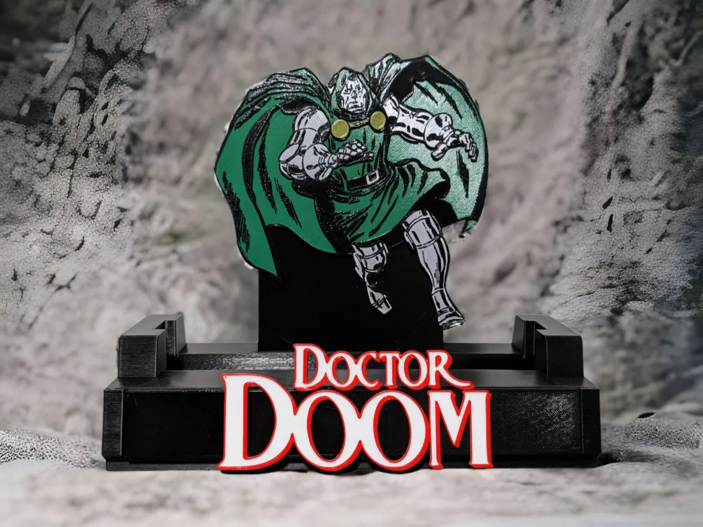 Dr. Doom Slab Stand Front Plate