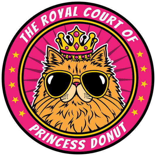 Royal Court of Princess Donut Sticker - 2x2