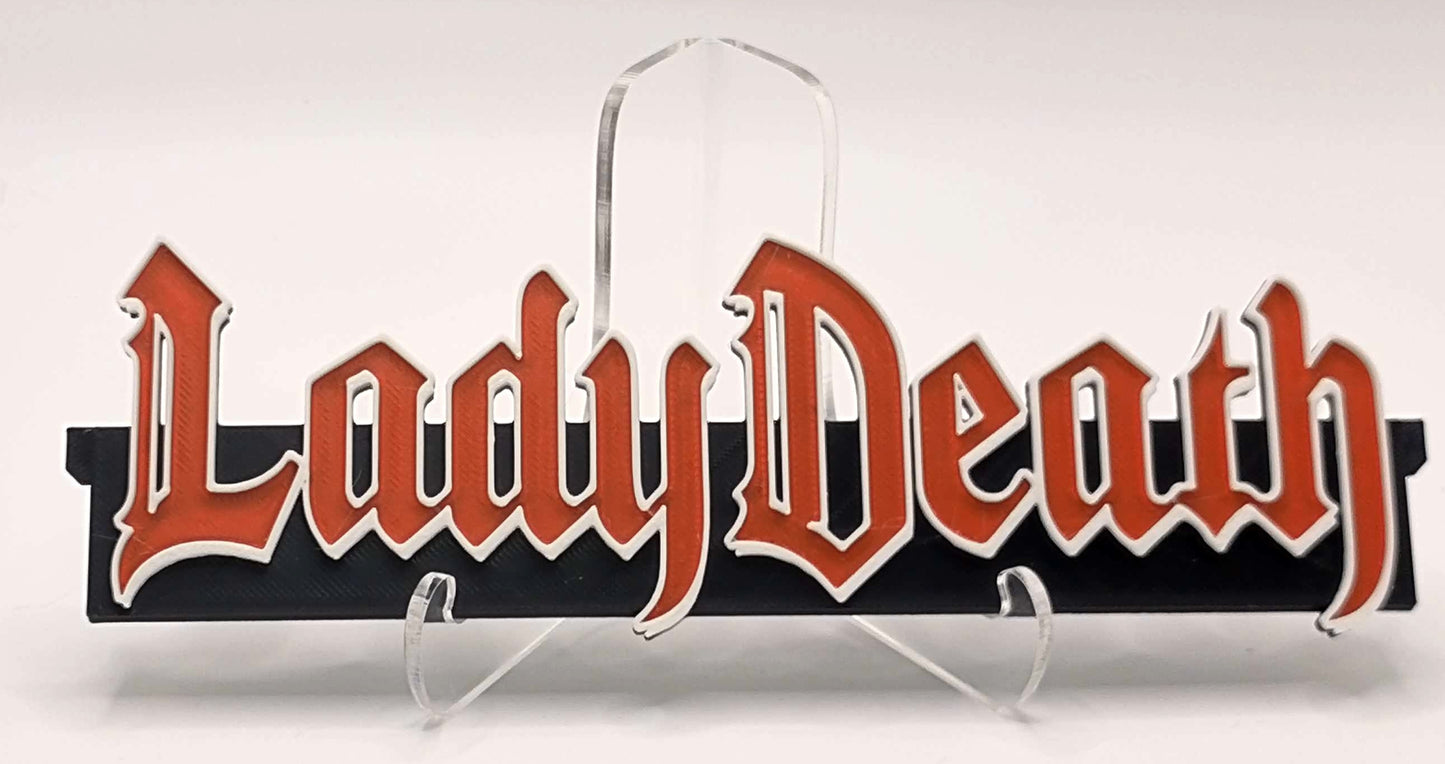 Lady Death Kick Stand Front Plate