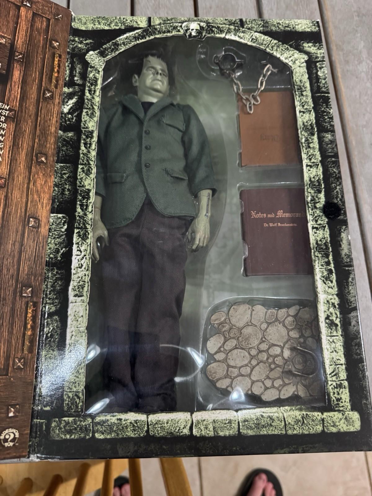 2001 SIDESHOW TOYS THE GHOST OF FRANKENSTEIN LON CHANEY JR 12" 1/6 SCALE FIGURE