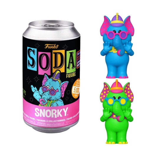 Funko Soda Vinyl Figure Snorky Blacklight (2022 Wonderous Convention) (SEALED CAN)
