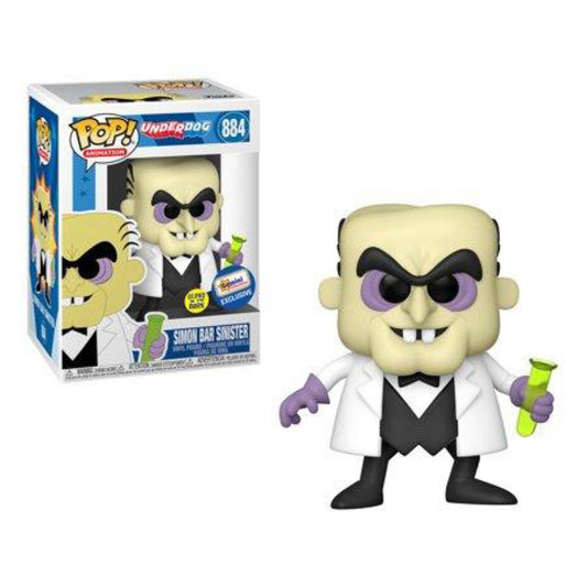 Funko Pop! Animation Underdog Simon Bar Sinister #884 [Glows in the Dark] Exclusive