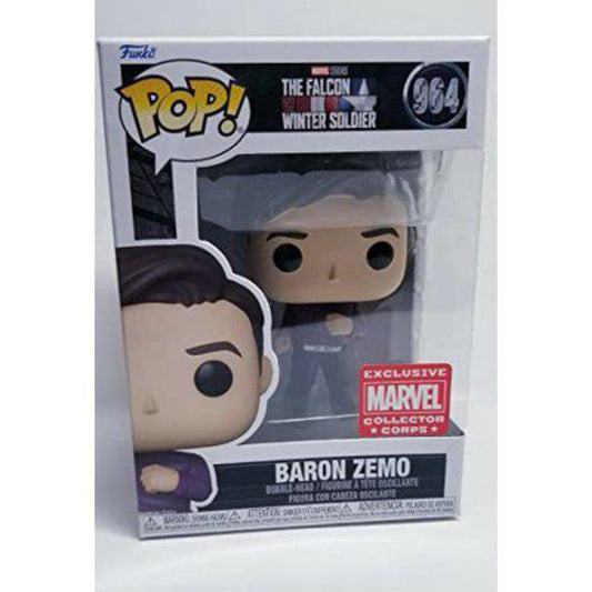Funko Pop! Marvel Collector Corps Exclusive Baron Zemo #964 W/ free Acrylic Case