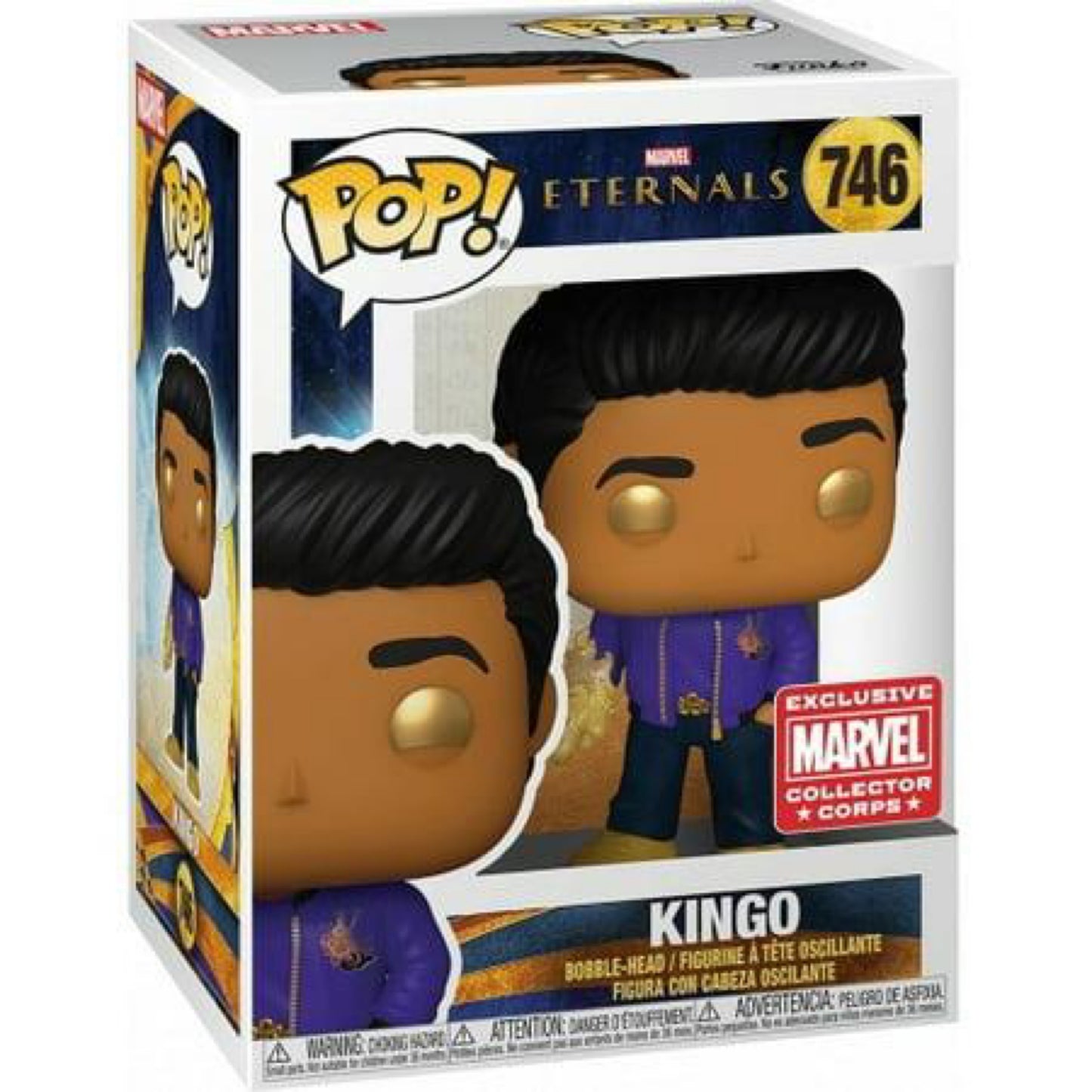 Funko Pop! Marvel The Eternals Kingo #746 Collector Corps Exclusive