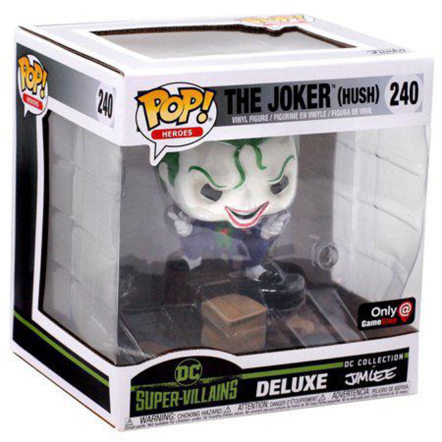 DC Funko Pop! Heroes The Joker Deluxe Vinyl Figure (Hush)