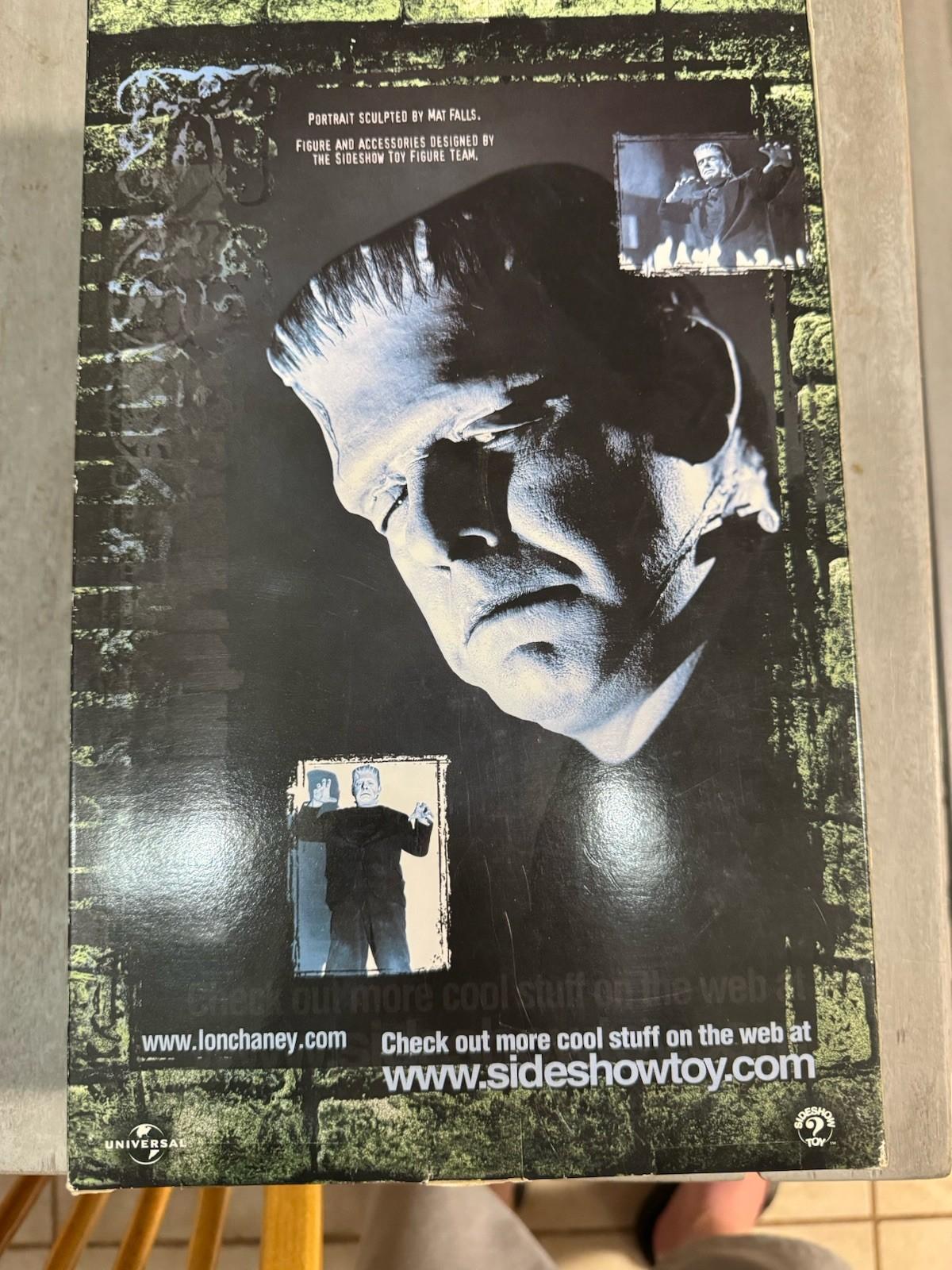 2001 SIDESHOW TOYS THE GHOST OF FRANKENSTEIN LON CHANEY JR 12" 1/6 SCALE FIGURE